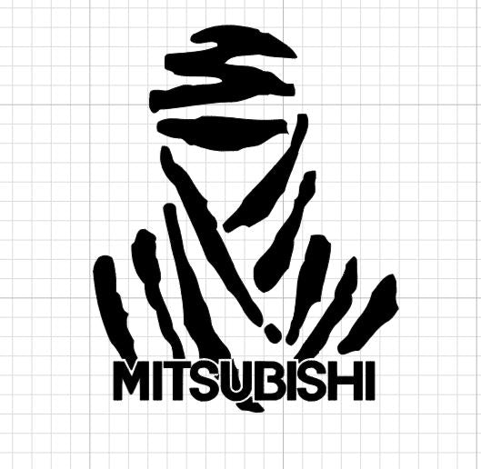 Sticker ~ DAKAR MITSUBISHI ~