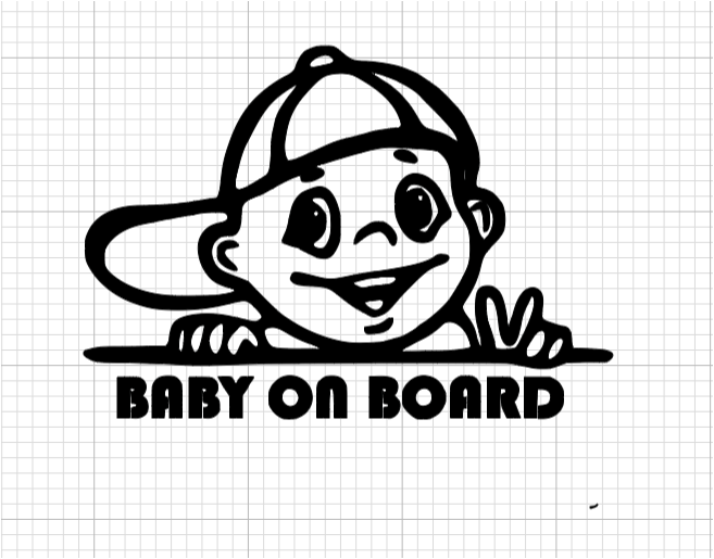 Sticker ~ BABY ON BOARD ~