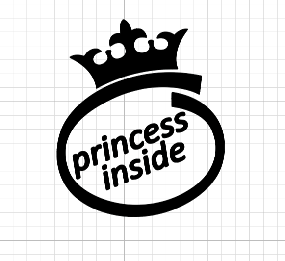 Sticker ~ PRINCESS INSIDE ~