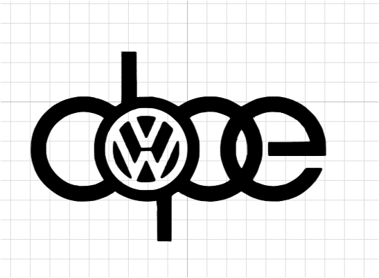 Sticker ~ DOPE VW ~