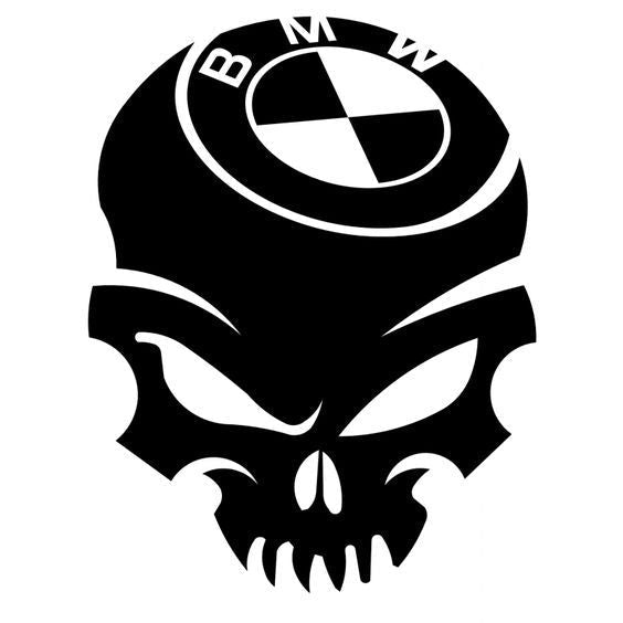 Sticker ~Bmw SKULL~