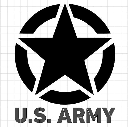 Sticker offroad ~U.S. ARMY~