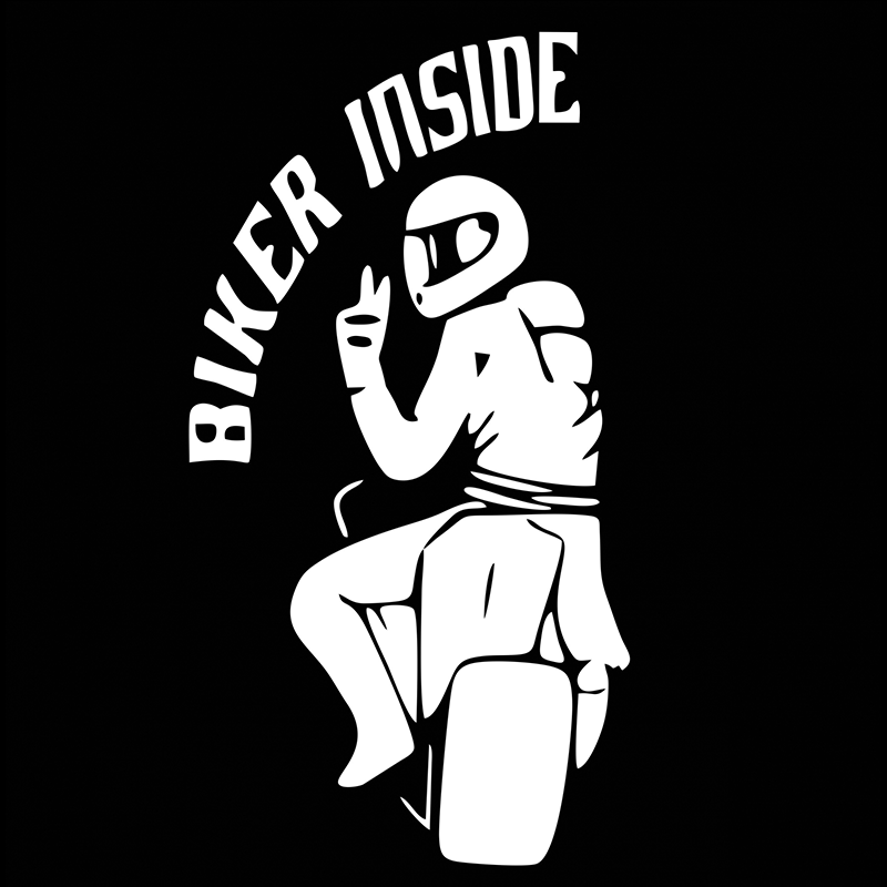 Sticker ~BIKER INSIDE~